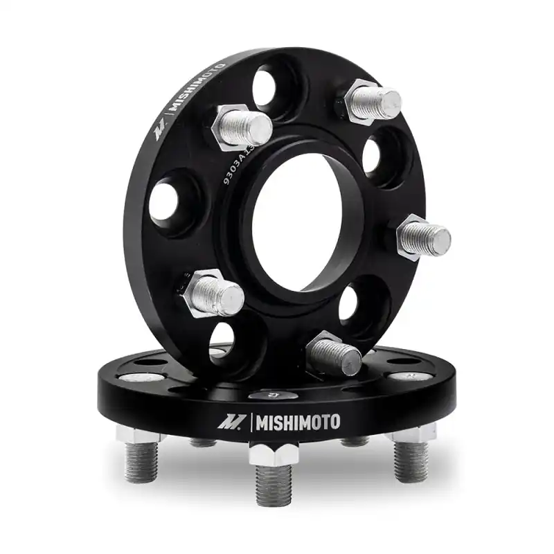Warranty Included Mishimoto Wheel Spacers - 5x108 - 63.3 - 15 - M12 - Black