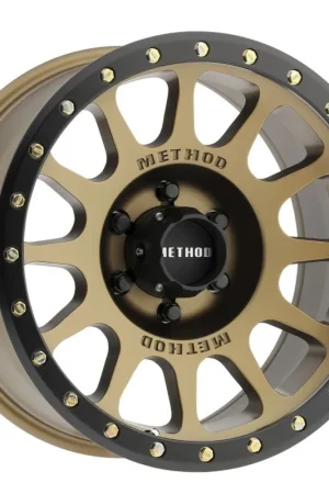 Method MR305 NV 18x9 0mm Offset 6x5.5 108mm CB Method Bronze/Black Street Loc Wheel Crafted