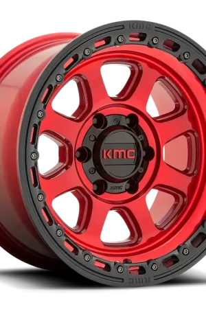 Secure Checkout KMC Chase KM548 RD 20x9 +0 6x139.7mm 106.1mm Candy Red Black Lip