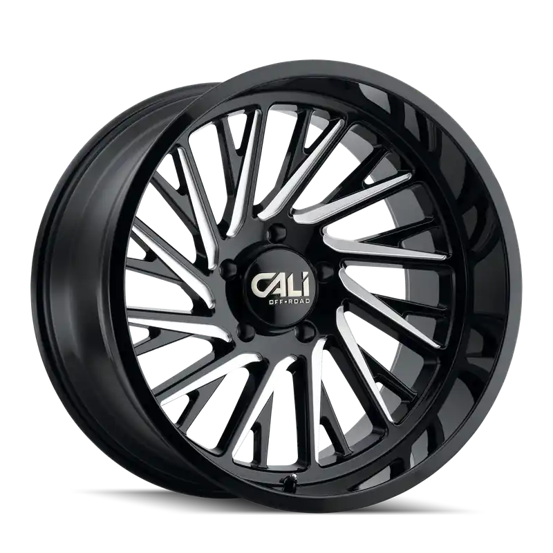 Cali OffxRoad Purge 9114 Gloss Black Milled 24x14 8x180 x76mm 124.1mm Weekend Sale
