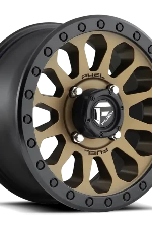 Certified Fuel Vector UTV D600 14x7 +38 4x137mm 110.1mm Bronze Black Bead Ring