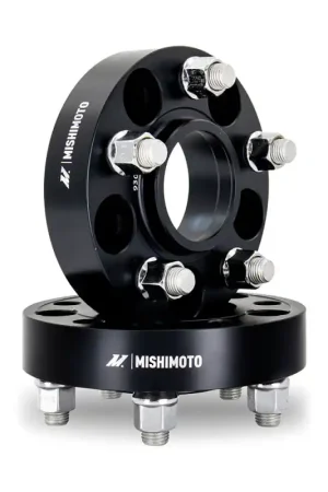 Mishimoto Wheel Spacers - 5X114.3 / 70.5 / 35 / M14 - Black Trusted Brand