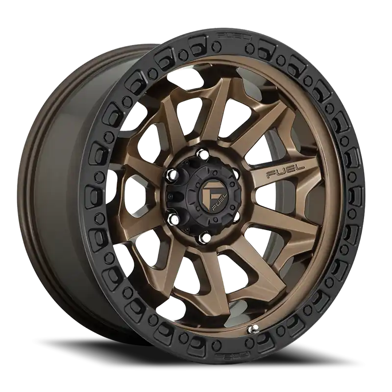 Fuel Covert D696 18x9 -12 5x127mm 71.5mm Matte Bronze Black Bead Ring Must Have