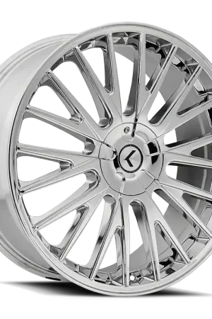 New Release Kraze Double Down KR185 Chrome 20x8.5 5x108/5x114.3 38mm 73mm