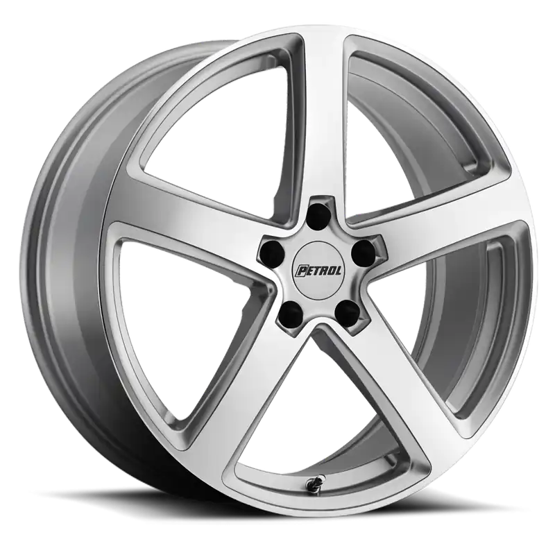 Wholesale Petrol P2A SL 17x8 +40 5x112mm 72.1mm Silver Machined Cut Face
