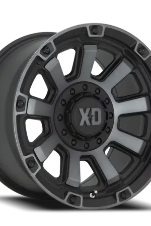 XD Series Gauntlet XD852 SB-GT 20x10 -18 5x127/5x139.7mm 78.1mm Satin Black Gray Tint Popular