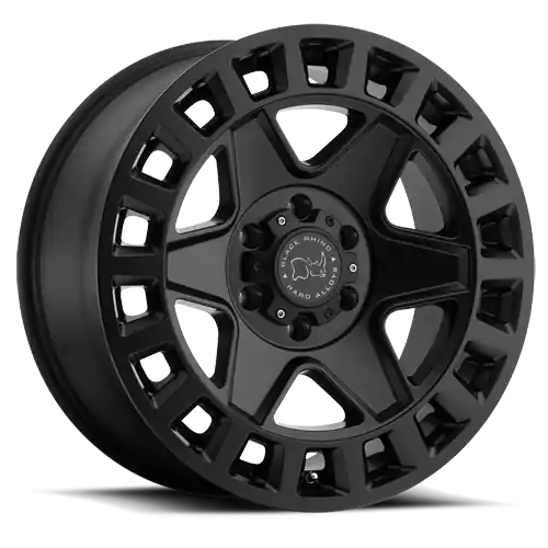 Black Rhino York BK 17x8 +38 6x130mm 84.1mm Matte Black Deal