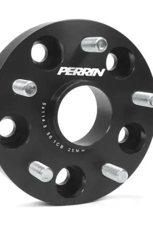 PERRIN Subaru 25mm Wheel Spacers 5x114.3 BP w/56mm Hub - Black Brand New