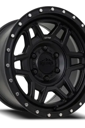 Last Chance Reika Trooper R40 SB 17x9 -12 5x127mm 71.5mm Satin Black