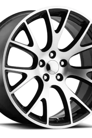 Hot Deal Factory Reproductions FR 70 Dodge Hellcat Replica GBM 20x9.5 +15 5x115mm 71.5mm Gloss Black Machined Face