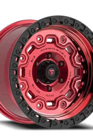 Fittipaldi Offroad Terra Series FT100 RTB 18x9 +18 8x180mm 124.3mm Machined Red Tint Black Ring New Release