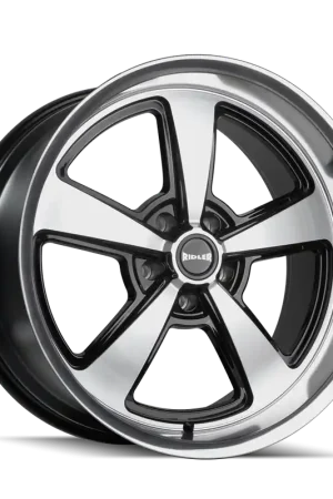 Exclusive Offer Ridler 652 Gloss Black With Diamond Cut Face & Lip 18x9.5 5x120.65 0mm 83.82mm