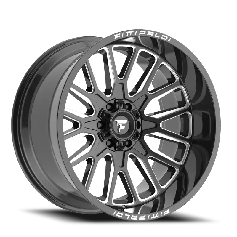 Fittipaldi Offroad Alpha Series FA18BM 20x9 +18 8x165mm 125.2mm Gloss Black Milled Free Delivery