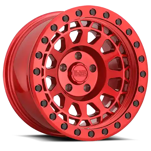 Black Rhino Primm RD 17x9 +0 5x127mm 71.6mm Candy Red Black Bolts Big Sale