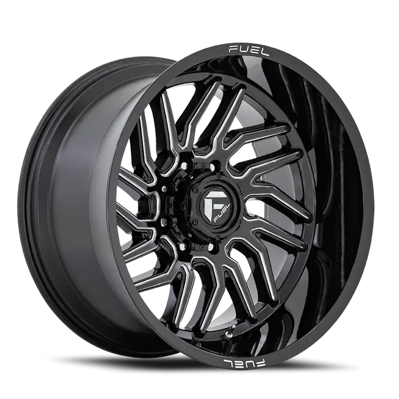 Get Yours Fuel Hurricane D807 22x12 -44 6x135mm 87.1mm Gloss Black Milled