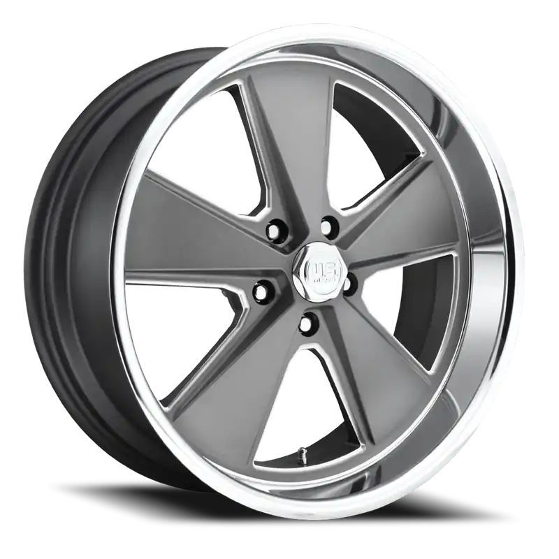 US Mags Roadster U120 18x8 +1 5x127mm 78.1mm Matte Gunmetal Machined Special Offer