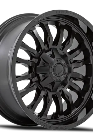 Fuel Arc D796 22x10 -18 8x180mm 124.2mm Matte Black Gloss Black Lip Low Price