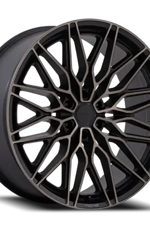Niche Calabria 6 MT 20x9.5 +30 6x135mm 87.1mm Matte Black Machined Dark Tint Top Rated