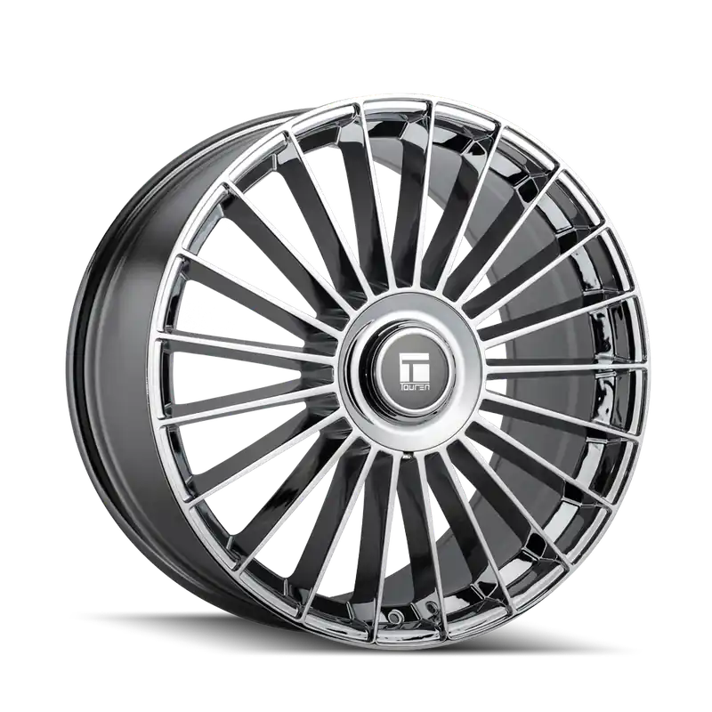 Save Now Touren TR10 3610 Chrome 24x10 6x135/6x139.7 25mm 87.1mm