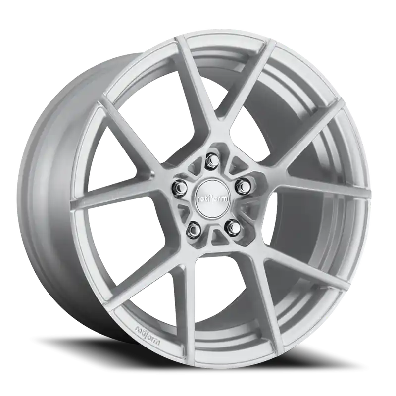 Bargain Rotiform KPS R138 19x8.5 +45 5x112mm 66.5mm Gloss Silver Brushed