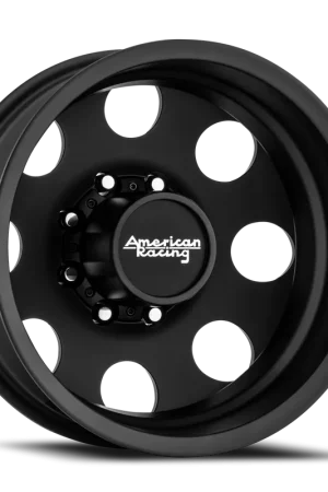 Don’t Miss Out American Racing Baja Dually AR204 BK 17x6 -134 8x165.1mm 121.5mm Satin Black