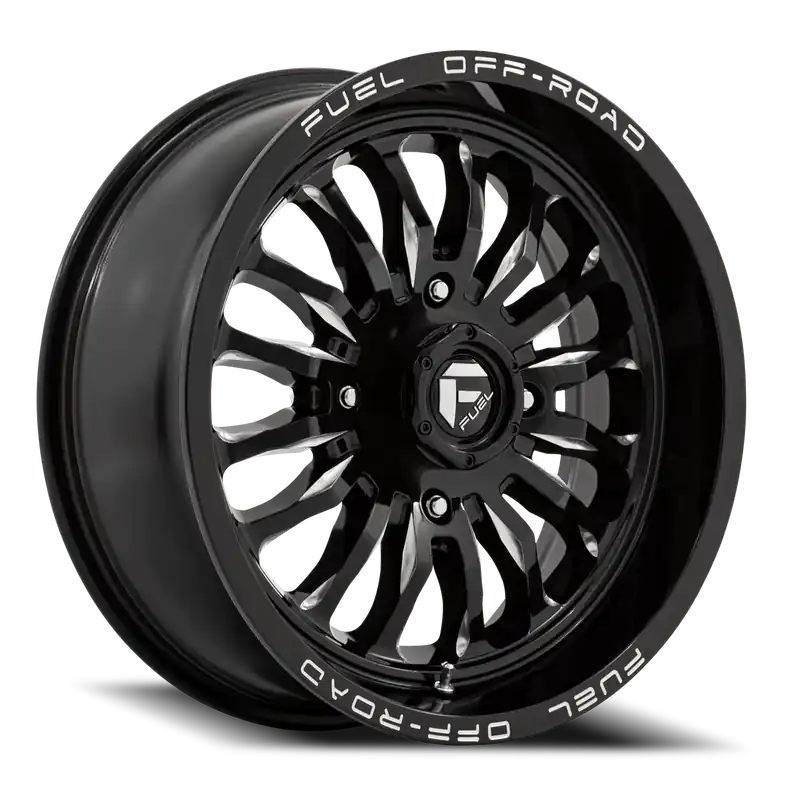 Deal Fuel Arc UTV D821 24x7 +13 4x137mm 110.1mm Gloss Black Milled