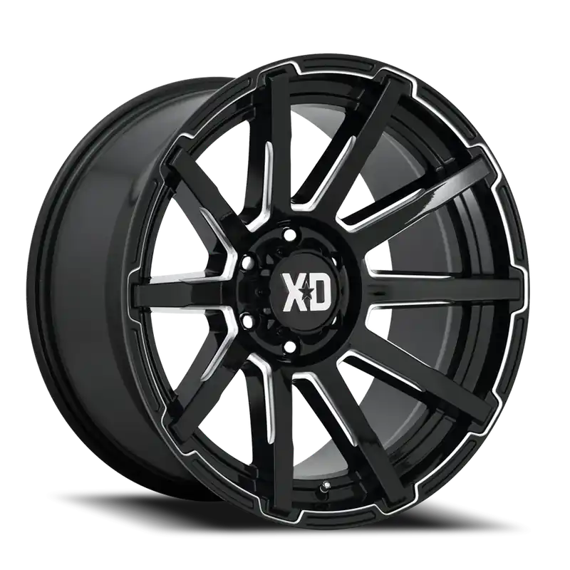 XD Series Outbreak XD847 GB-M 20x9 +30 5x150mm 110.5mm Gloss Black Milled Buy Direct