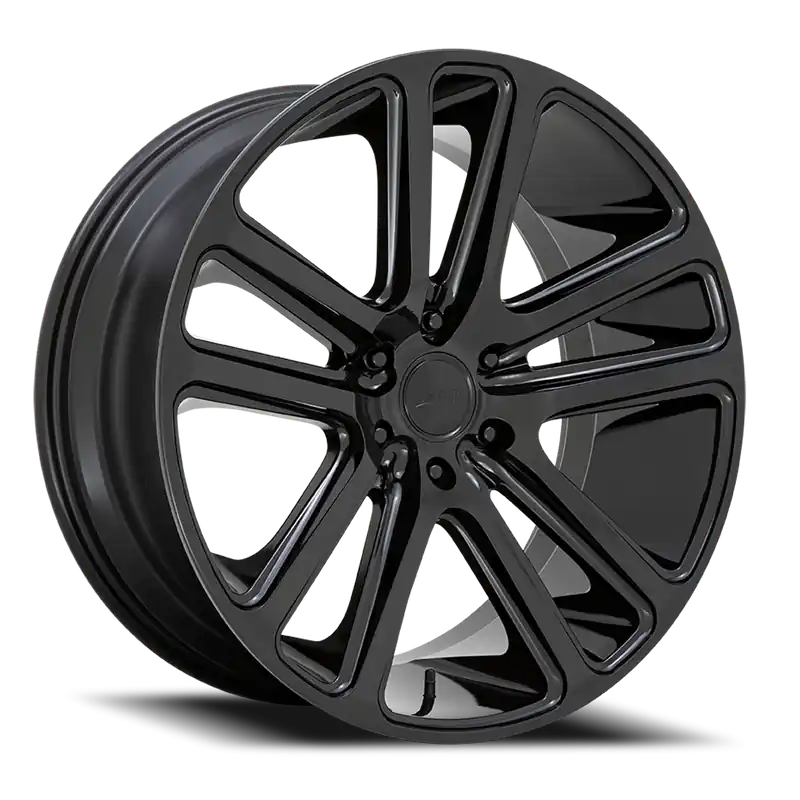 DUB Flex S256 22x9.5 +25 6x139.7mm 106.1mm Gloss Black Handmade