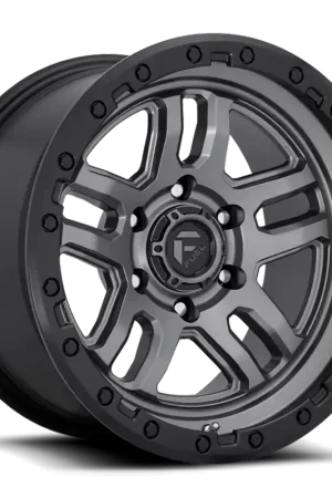 Fuel AMMO D701 17x9 +1 5x127mm 71.5mm Matte Gunmetal Black Bead Ring Secure Checkout