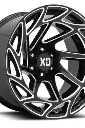 XD Series Onslaught XD860 GB-M 17x9 +0 6x139.7mm 106.1mm Gloss Black Milled Discount