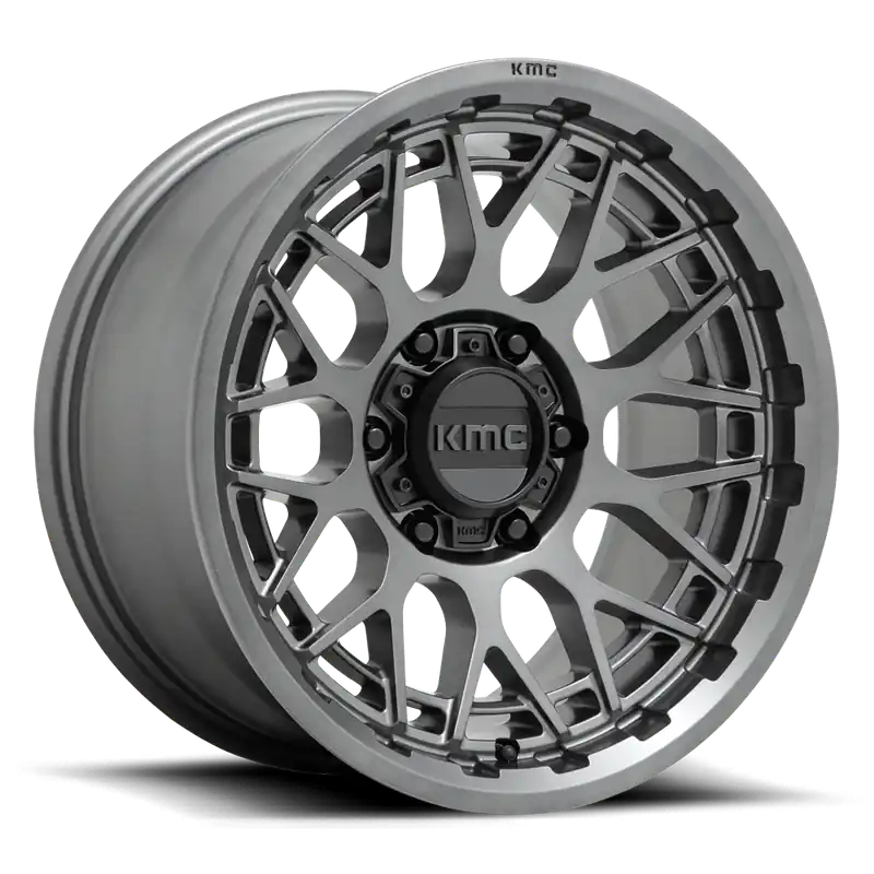 Today Only KMC Technic KM722 GY 17x8.5 +18 6x139.7mm 106.1mm Anthracite