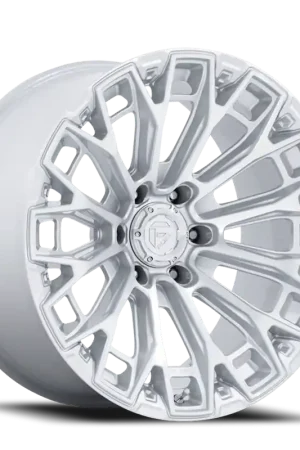 Fuel Trax FC882 SD 20x9 +1 8x165.1mm 125.1mm Gloss Silver Machined Face Must Have