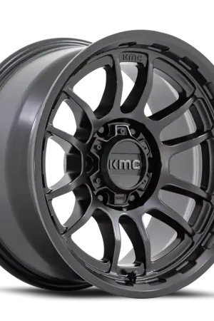 KMC Wrath KM727 SB 17x8.5 +0 5x127mm 71.5mm Satin Black Reduced Price