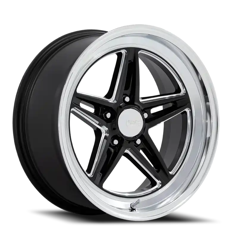 Price Drop American Racing Groove VN514 BK 18x8 +0 5x127mm 78.1mm Gloss Black Diamond Cut Lip