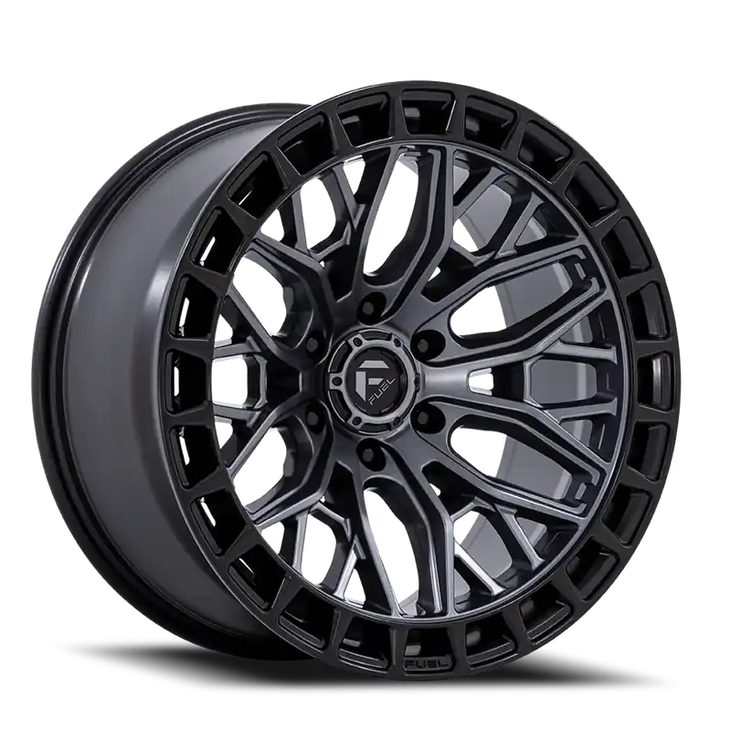 New Release Fuel Sigma FC869 AB 17x9 -12 6x139.7mm 106.1mm Matte Gunmetal Matte Black Lip