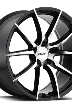 TSW Sprint SL 20x8.5 +40 5x108mm 72.1mm Gloss Black Mirror Cut Face Time-Limited