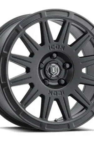 Buy Today ICON Ricochet 17x8 5x4.5 38mm Offset 6in BS Satin Black Wheel