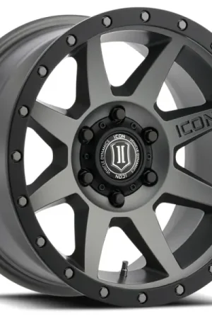Place Order ICON Rebound 18x9 6x5.5 0mm Offset 5in BS 106.1mm Bore Titanium Wheel