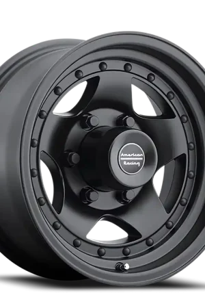 American Racing AR23 BK 15x8 -19 6x139.7mm 108mm Satin Black Clear Coat Instant Buy