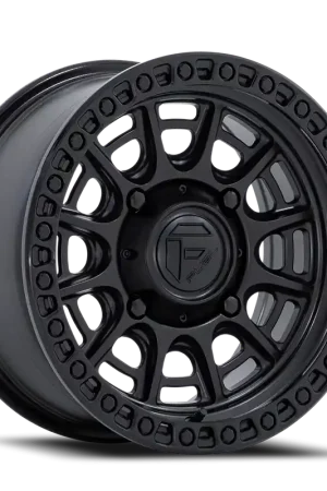 In Demand Fuel Cycle UTV FV832MB 15x7 +10 4x156mm 115.1mm Matte Black Gloss Black Lip