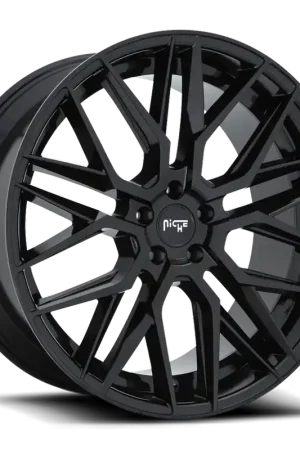 Niche Gamma M224 19x9.5 +35 5x120mm 72.5mm Gloss Black Exclusive