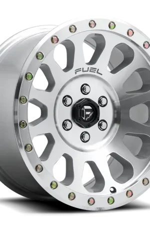 Time-Limited Fuel Vector D647 20x9 +1 6x139.7mm 106.1mm Machined Diamond Cut Clear Coat