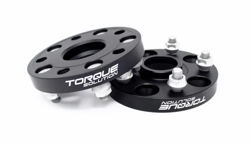 Torque Solution Forged Aluminum Wheel Spacer Subaru 56mm Hub 5x100 - 25mm Professional Grade