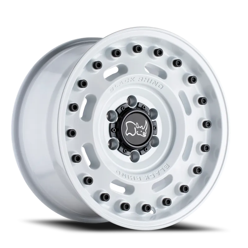 Black Rhino Axle WH 17x9.5 -18 6x139.7mm 112.1mm Gloss White Hot Picks