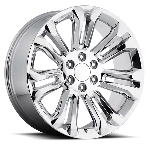 Factory Reproductions FR 55 GMC Split Spoke Replica CH 24x10 +31 6x139.7mm 78.1mm Chrome Wholesale