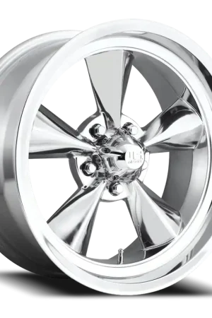 US Mags Standard U108 15x8 +1 5x120.65mm 72.56mm Polished Free Returns