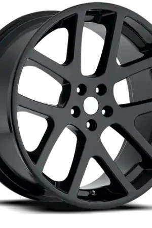 Factory Reproductions FR 64 LX Viper GB 22x9 +18 5x115mm 71.5mm Gloss Black Cheap