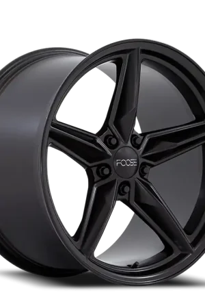 Foose CF8 F175 19x11 +43 5x120mm 67.06mm Matte Black Flash Sale