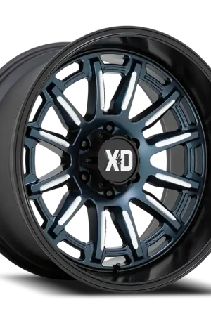XD Series Phoenix XD865 20x9 +18 5x150mm 110.1mm Metallic Blue Milled-Black Lip Get Yours