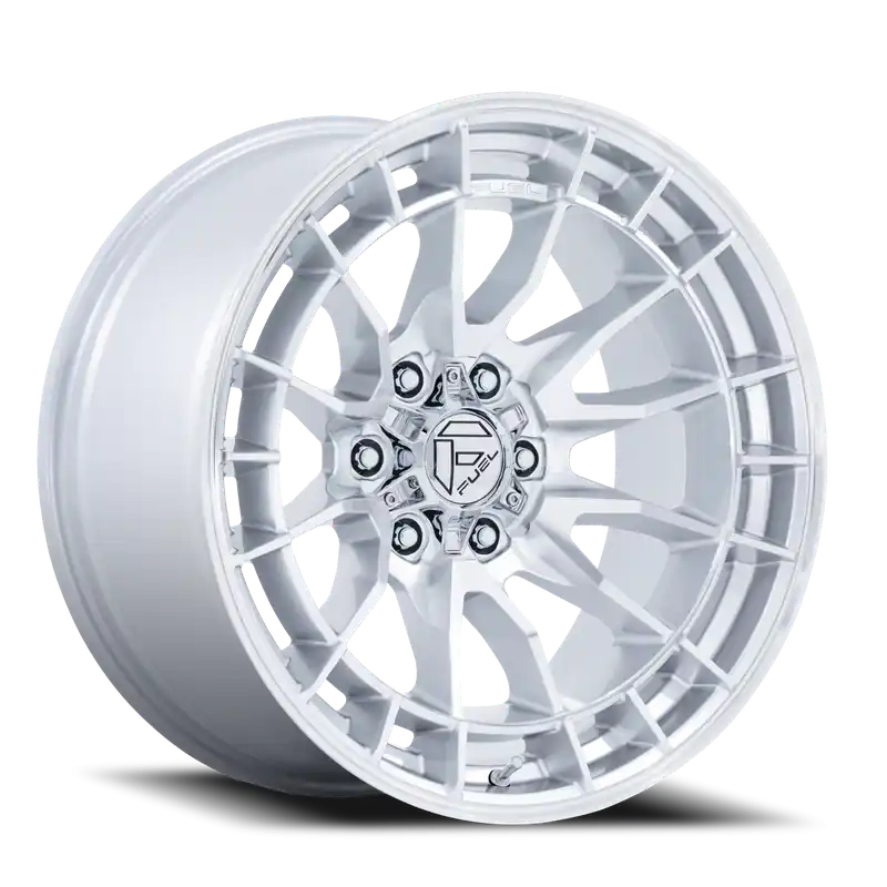 Best Seller Fuel Revolt SD 20x10 -18 6x139.7mm 106.1mm Hyper Silver Machined Face